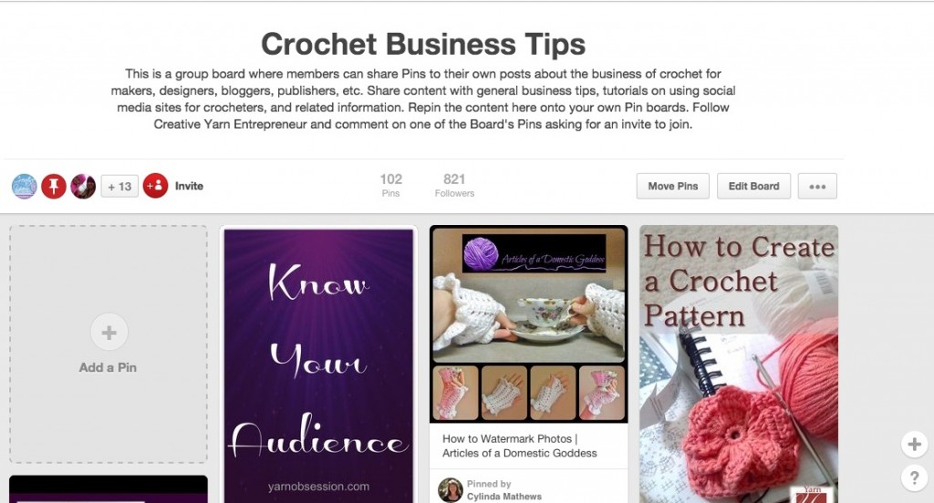 Be sure to read through a Board's guidelines before Pinning!